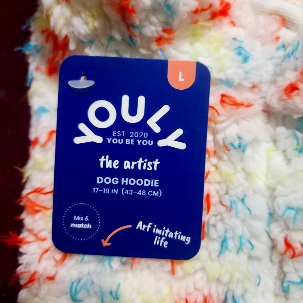 YOULY DOG Fuzzy Cozy Zipper Hoodie - the artist - Picture 5 of 13